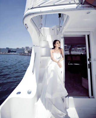 大連游艇婚紗攝影